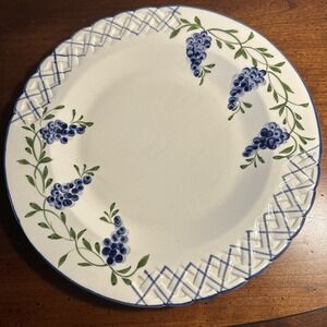 Casafina Vintage Hand Painted Plate From Casafina Portugal Signed & NumberedP16